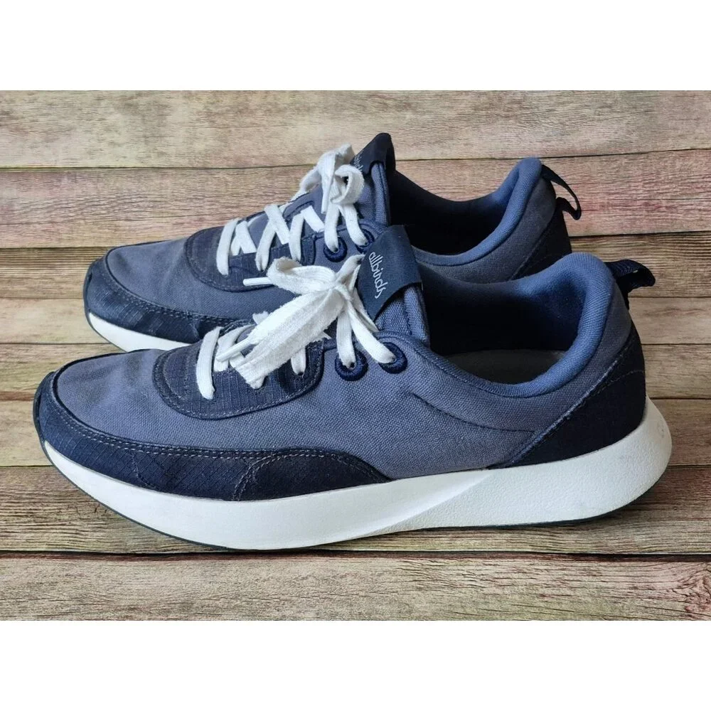 Allbirds Mens Courier Sneaker Tennis Shoes +7.95 KGC02E Navy Fabric Comfort Size